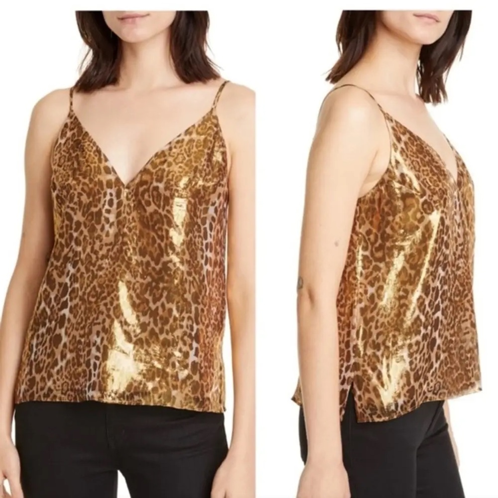 Cami nyc the Olivia lamé in metallic animal print size xs - Picture 2 of 4